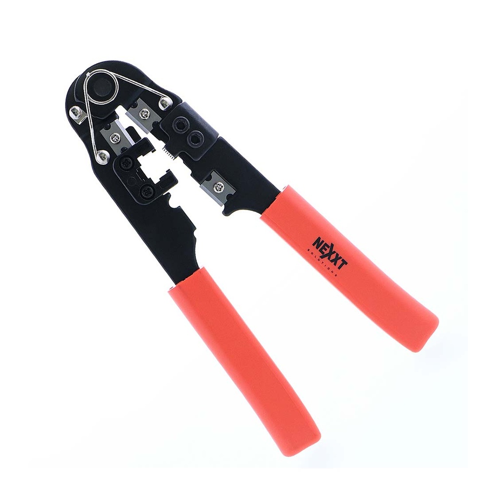Crimping tool Nexxt para RJ45 8P8C/RJ45 con cuchilla de corte adicional