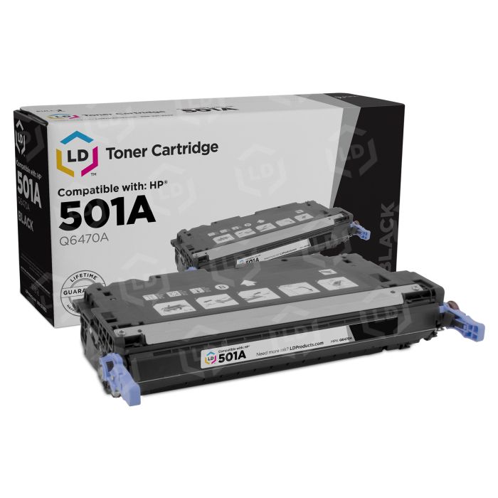 Tóner HP 501A Q6470A negro 6,000 páginas