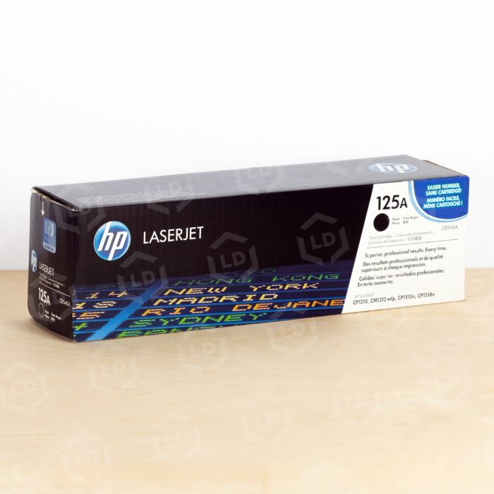 Tóner HP 125A CB540A negro 2,200 páginas