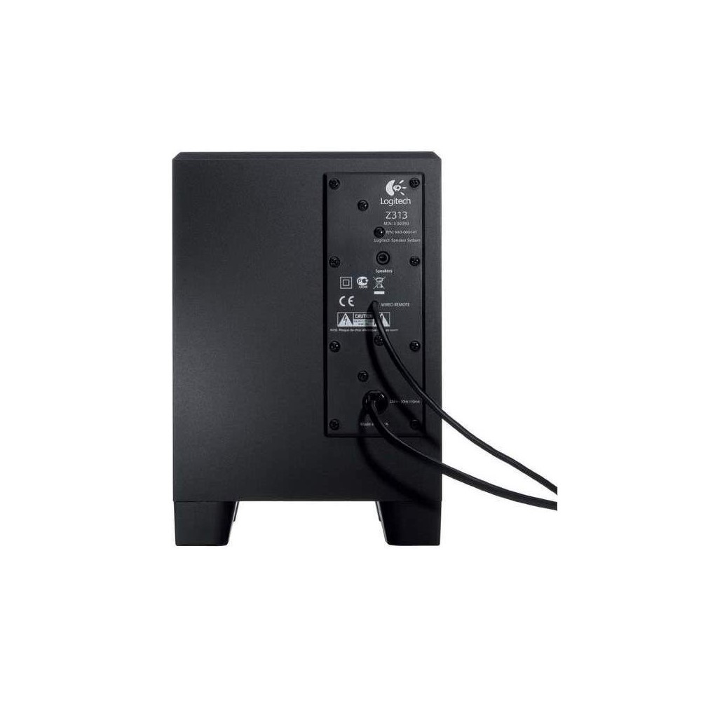 Bocina Logitech Z313 2.1 channel 25 watts speaker system con subwoofer