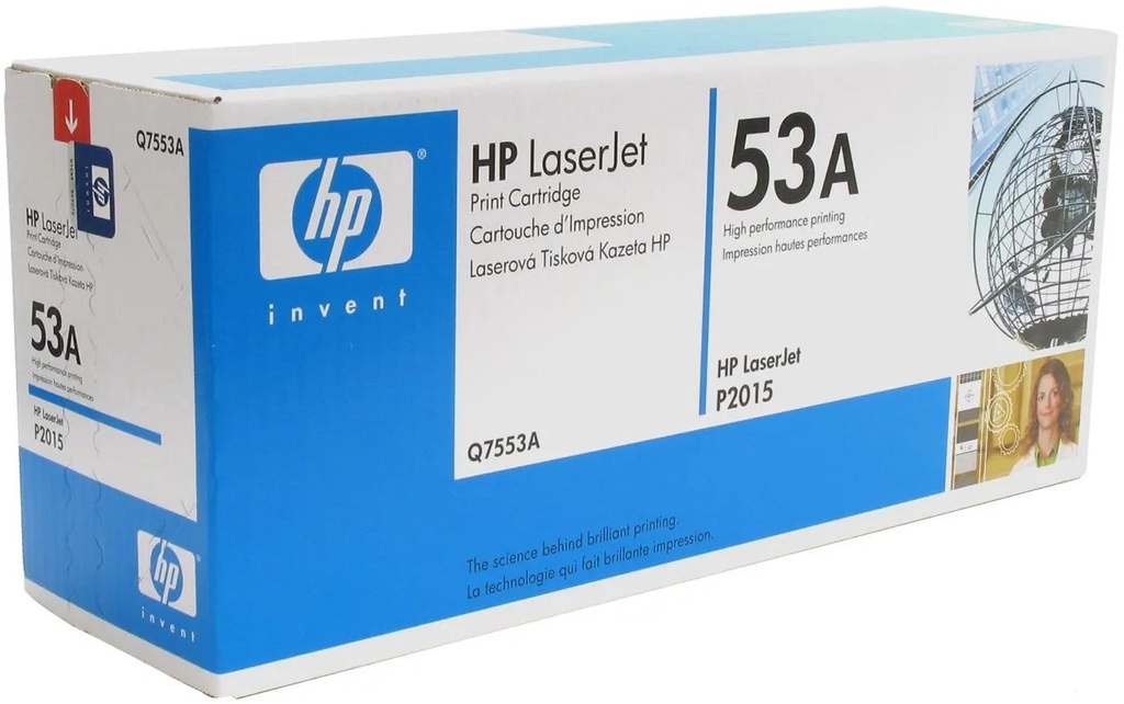Tóner HP 53A Q7553A negro 3,000 páginas