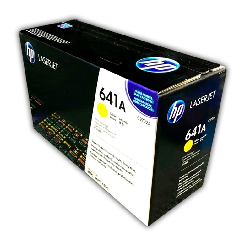 Tóner HP 641A C9722A amarillo 8,000 páginas