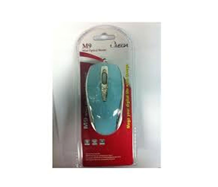 Mouse Omega M9 mini opt azul claro USB