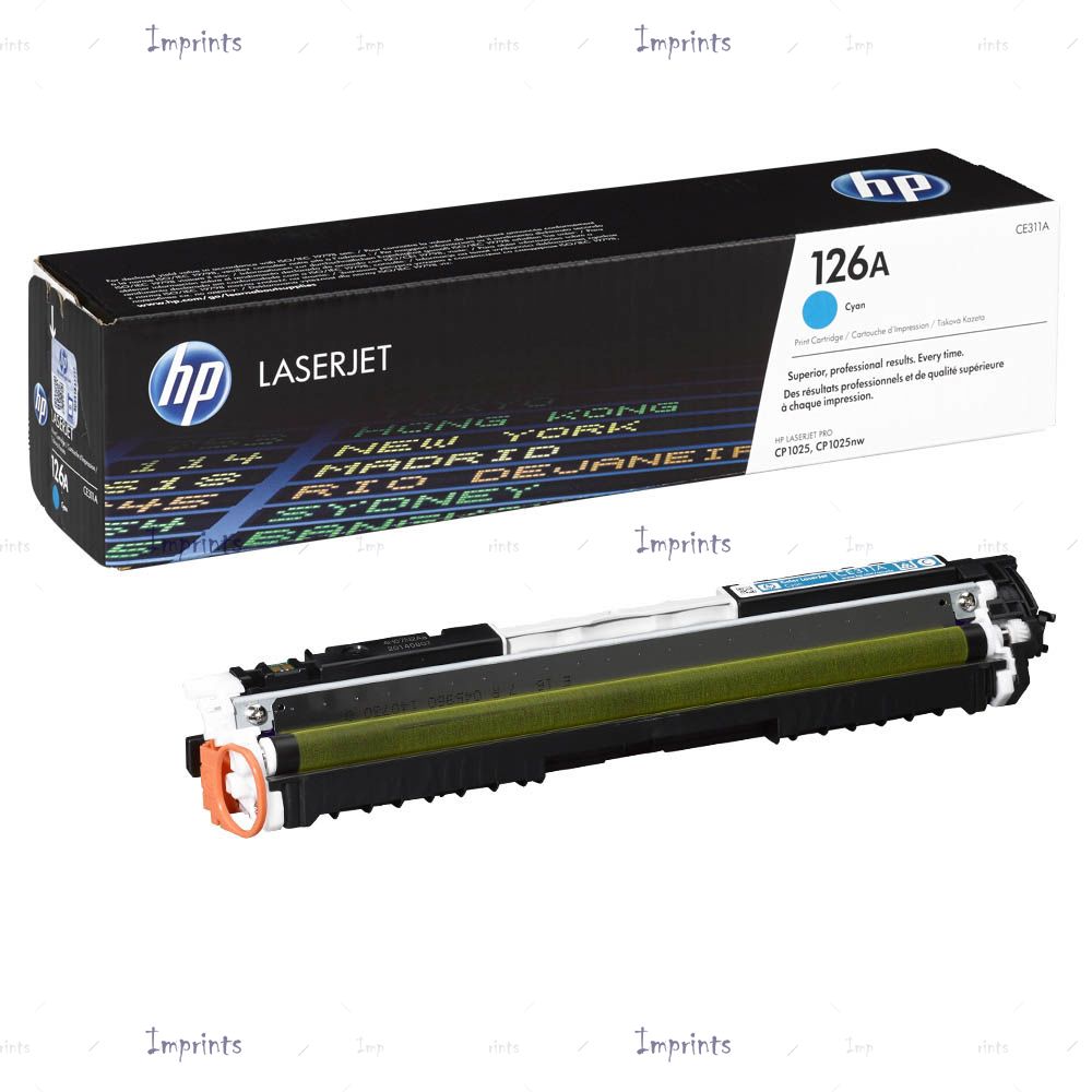Tóner HP 126A CE311A cyan 1,000 páginas