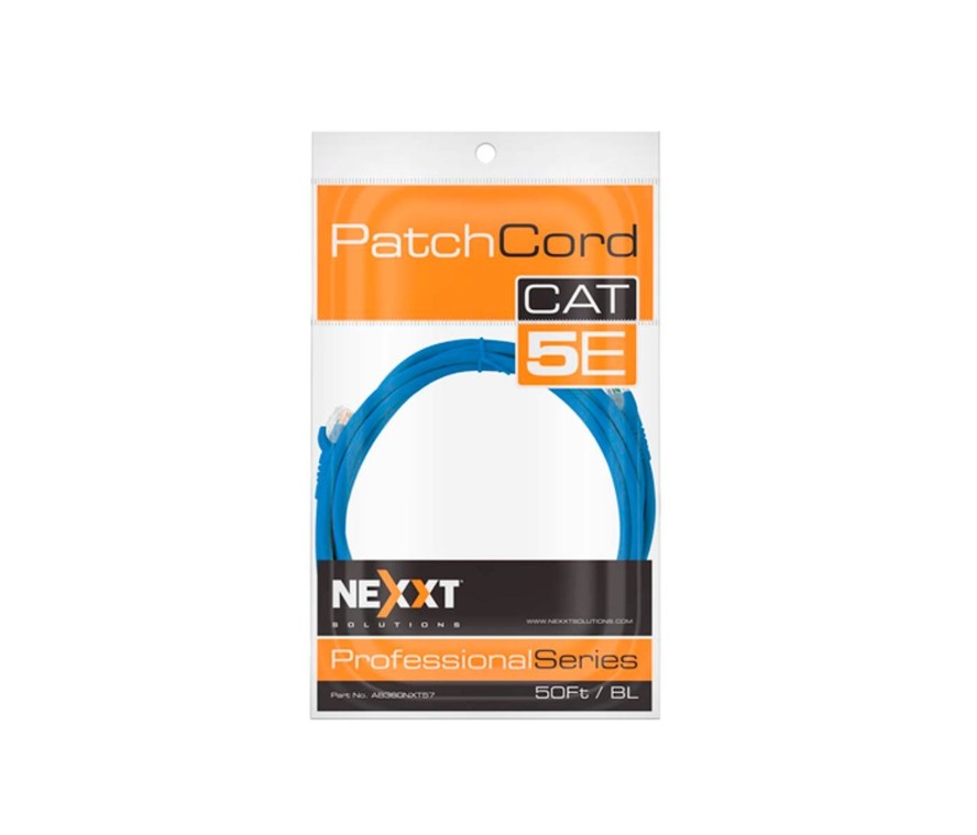 Patch cable Nexxt CAT5E 50FT azul