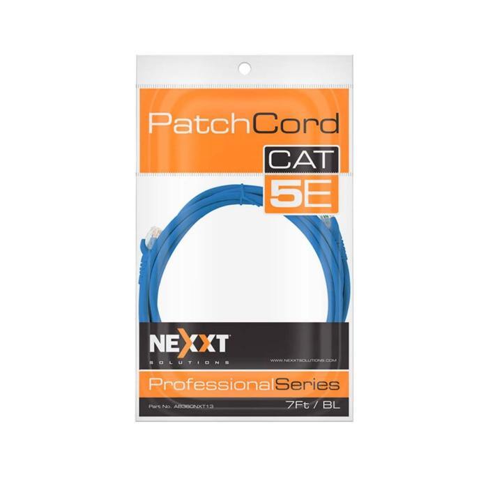 Patch cable Nexxt CAT5E 7FT azul