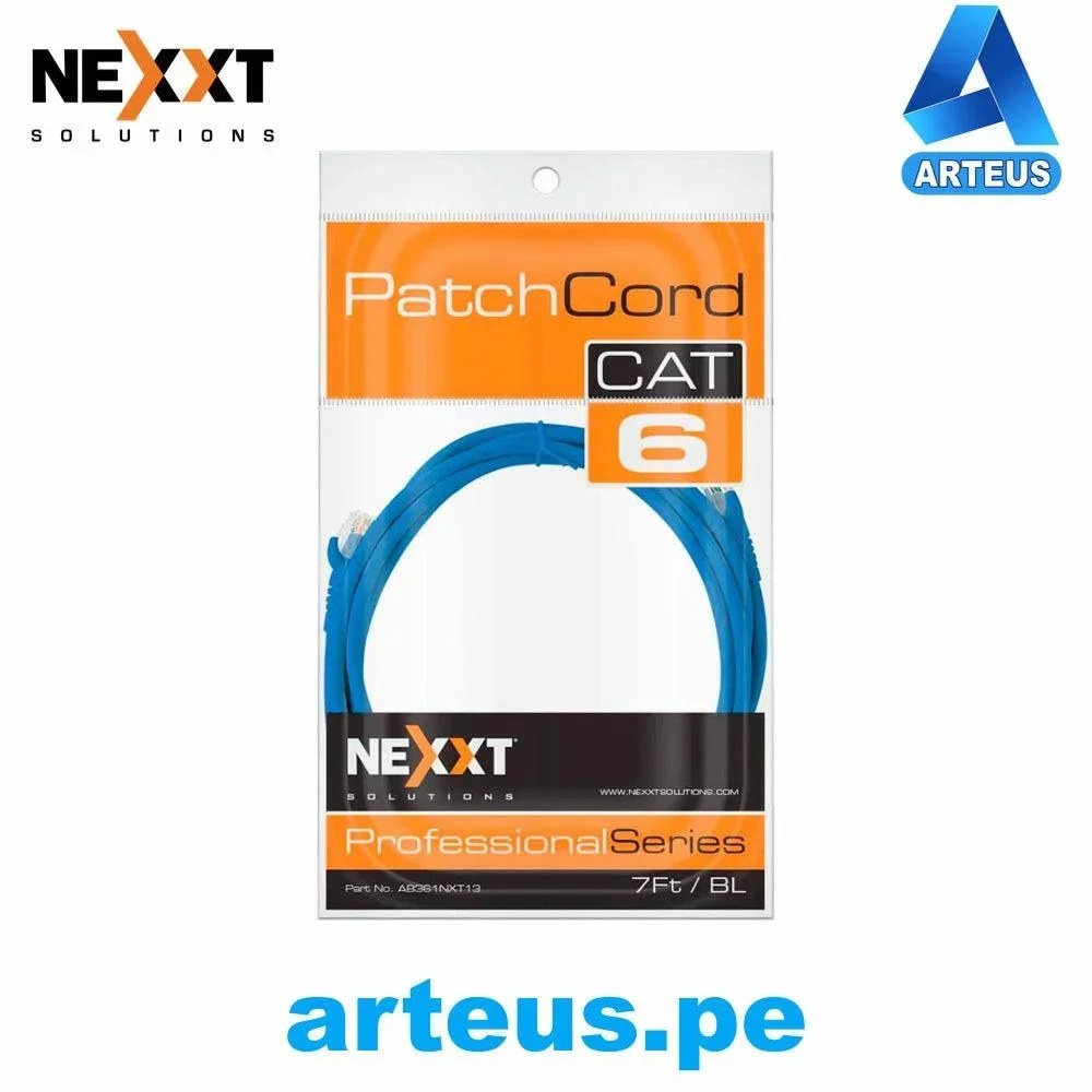 Patch cable Nexxt CAT6 7FT azul