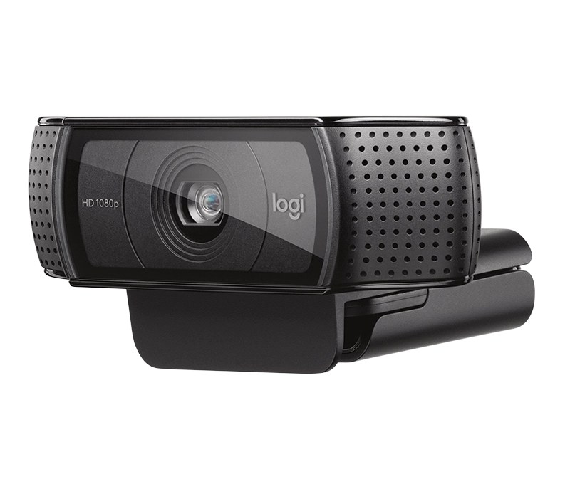 Cámara web Logitech HD pro C920, hasta 15 MP, 1080P/ 30FPS, vídeo calling and recording