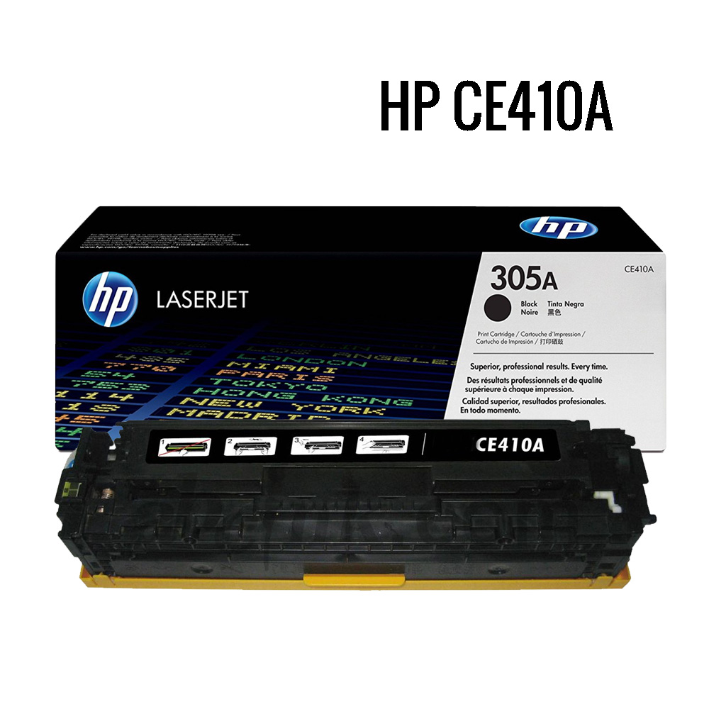 Tóner HP 305A CE410A negro 2,200 páginas
