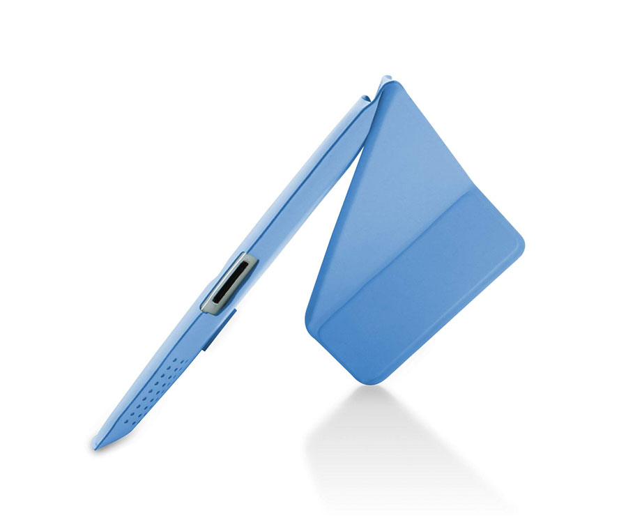 Cover iluv para ipad azul con bocinas integradas onector de audifno 3.5” (iluv-ISP210BLU)