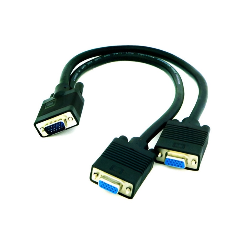 Cable Agiler splitter VGA para 2MONITORES en un equipo (agi-1146)