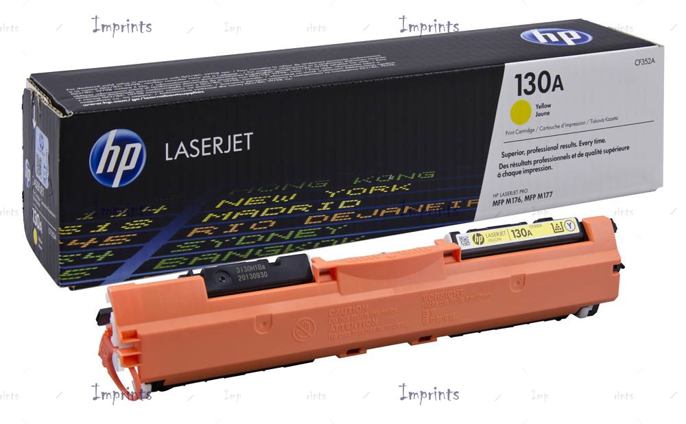 Tóner HP 130A CF352A amarillo 1,000 páginas