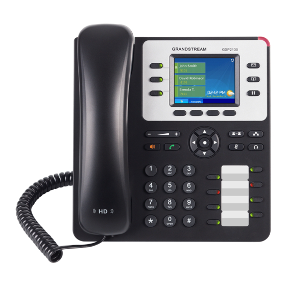 Teléfono IP grandstream GXP-1625, 2 line, 2 cuentas sip, audio HD, gigabit ethernet y POE