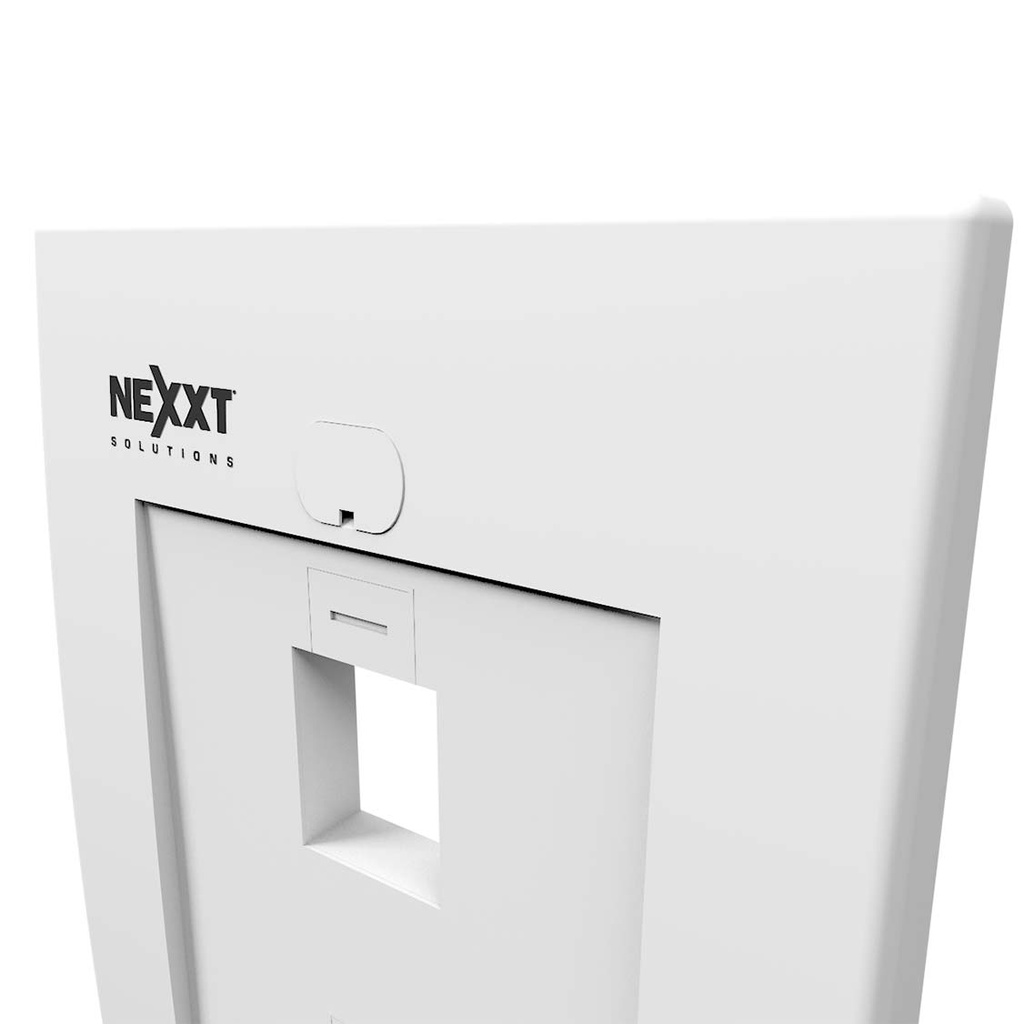 Ducto cobertor tipo tapa final Nexxt (5XPAQUETE). 1.25 pulgadas de ancho, 30MM altura
