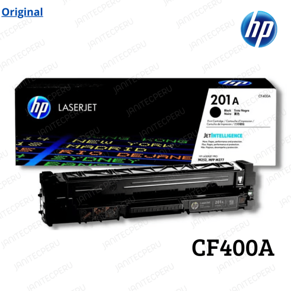Tóner HP 201A CF400A negro 1,500 páginas