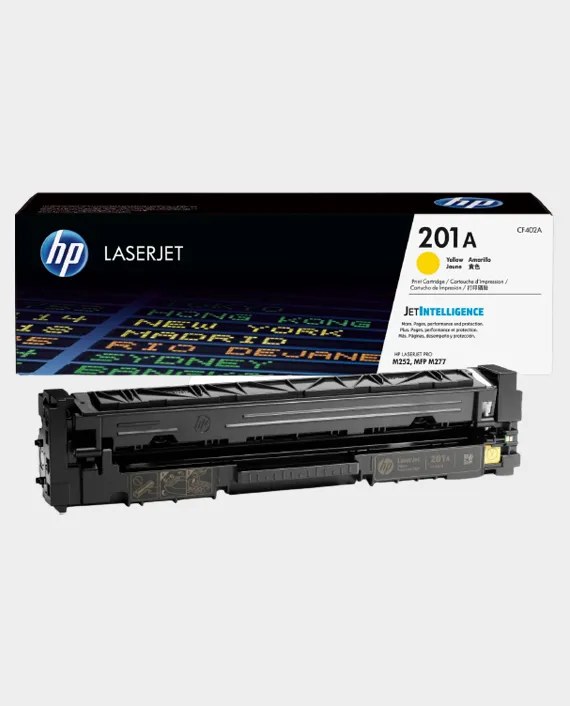 Tóner HP 201A CF402A amarillo 1,400 páginas