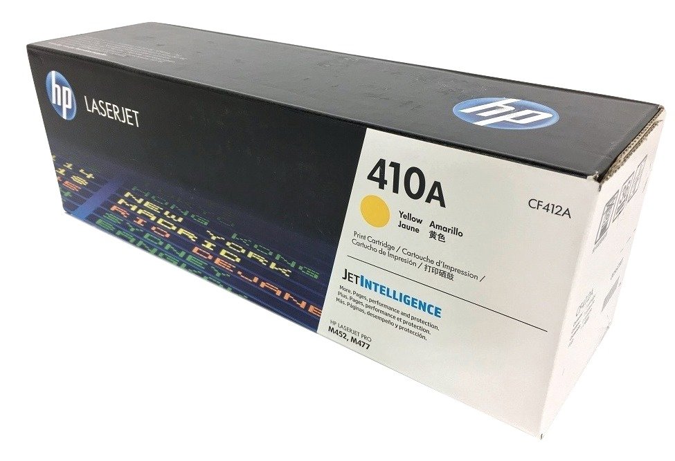 Tóner HP 410A CF412A amarillo 2,300 páginas