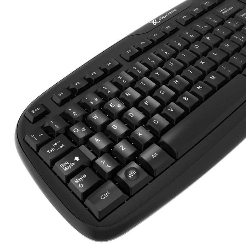 Teclado Klip Xtreme USB black español, compatible con windows vista / XP / 7