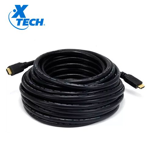 Cable HDMI Xtech, 50 pies, negro
