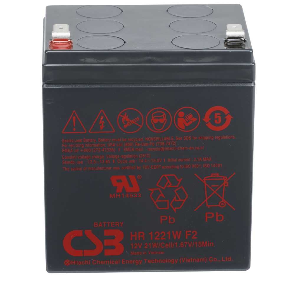 Batería CSB 12V 5.25AH 21W para UPS APC
