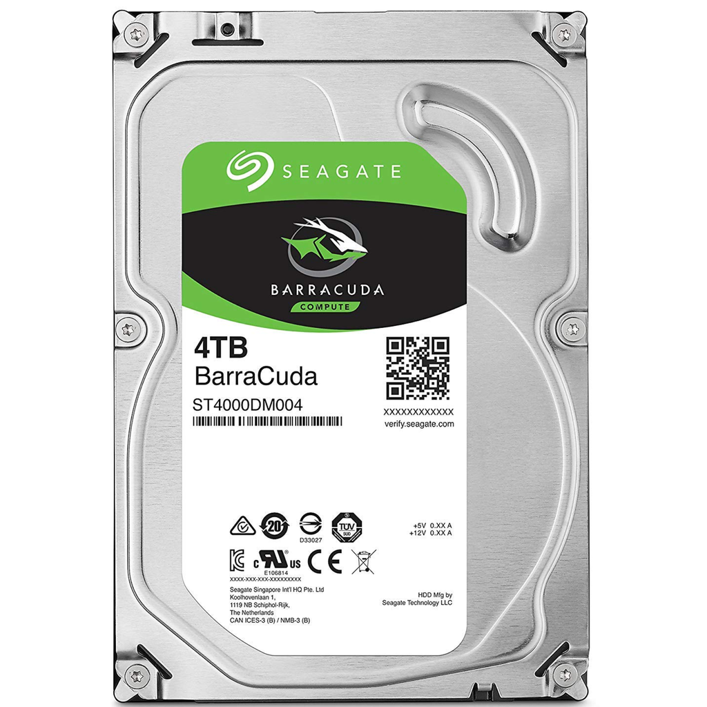 Disco duro 4TB interno Seagate barracuda SATA 6.0GB/s 3.5" 5900RPM/64MB