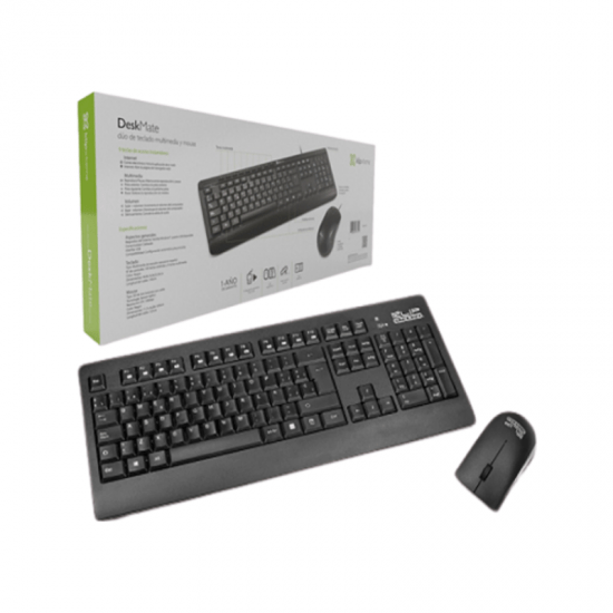 Teclado mouse Klip Xtreme, inalambrico, optical mouse, español, (KCK-265S)