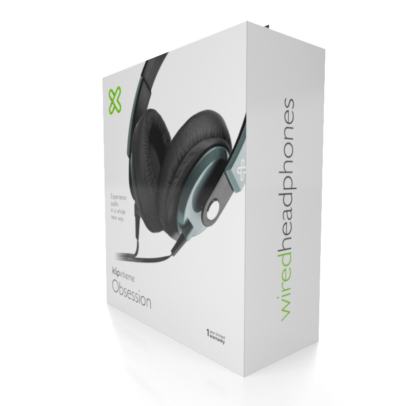 Audífono con microfono klipxtreme- obsession stereo