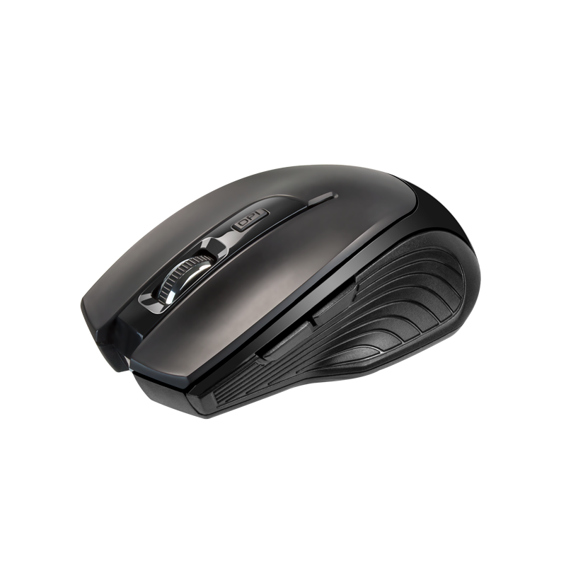 Mouse wireless Klip Xtreme vortex 6 botones 2.4 GHZ, ergonomico, negro (KMW-355BK)