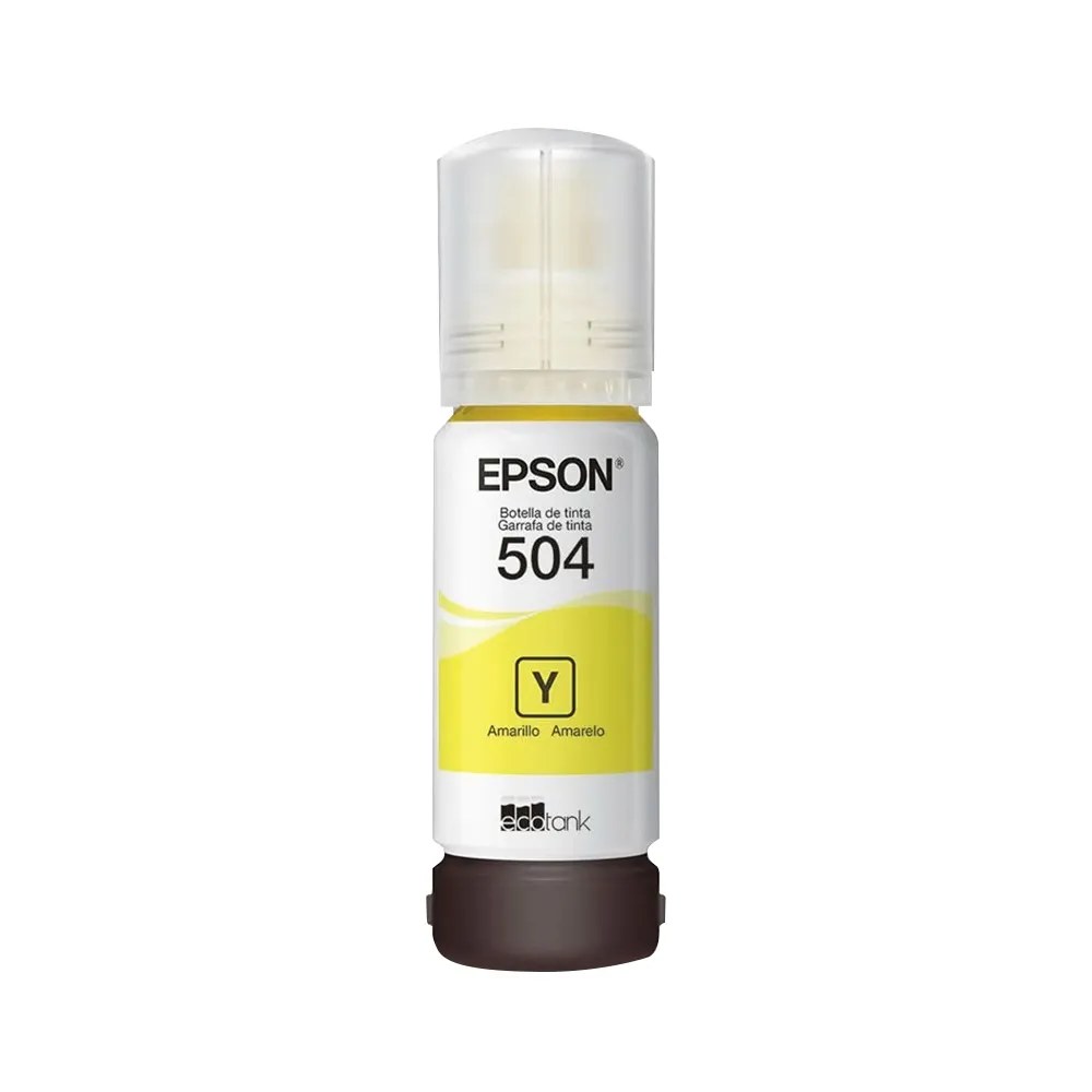 Botella de tinta Epson T504420-al amarilla para impresora L4150, L4160, L6161, L6171, L6191