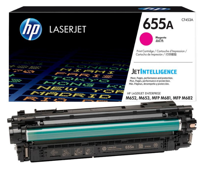 Tóner HP 655A CF453A magenta 10,500 páginas