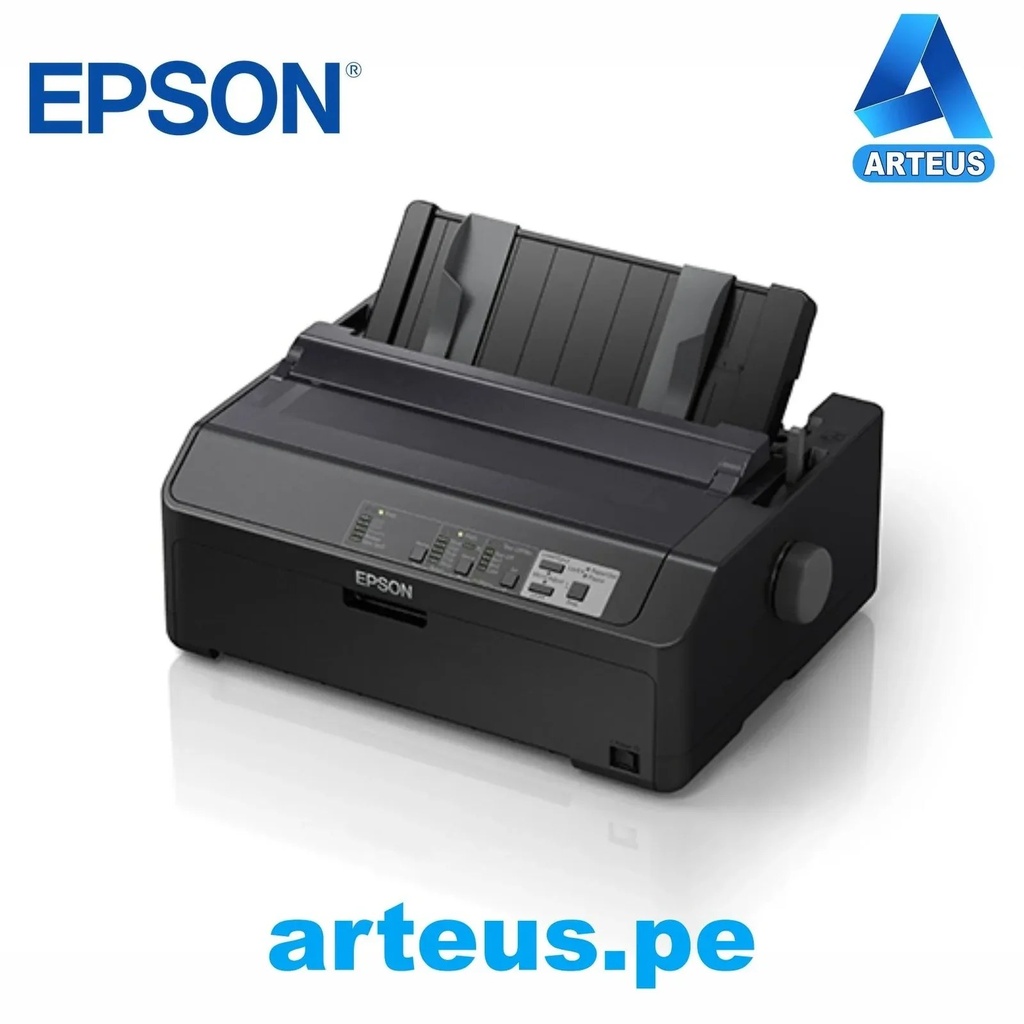 Impresora Epson LQ-590II, matricial, paralelo + usb, velocidades de hasta 584 CPS