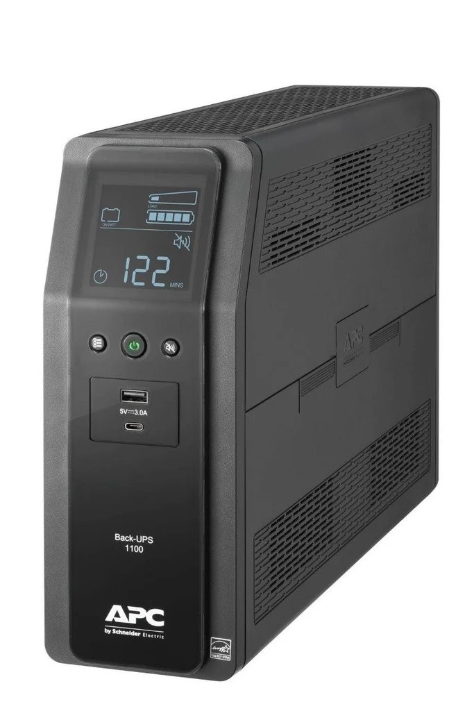 UPS APC BR1100M2-LM back-UPS pro, 1.1KVA (1100 va), 600 watts ,input 120V / output 120V
