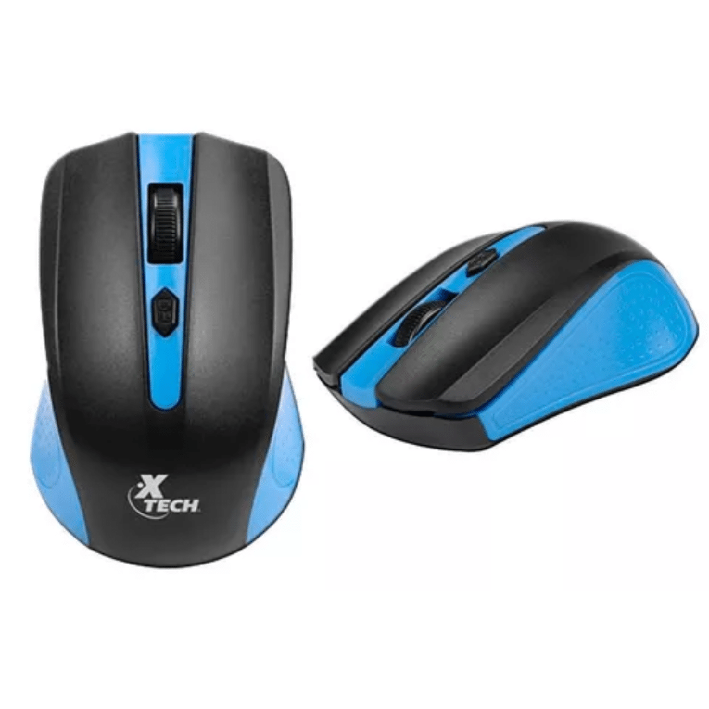 Mouse Xtech gaming wireless, 1600DPI, 4 botones, azul, XTM-310BL