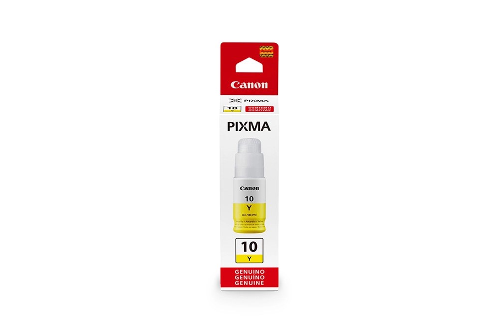 Botella de tinta Canon gi-10 amarillo, 70ML, compatible con impresora gi-10, G5010, G6010