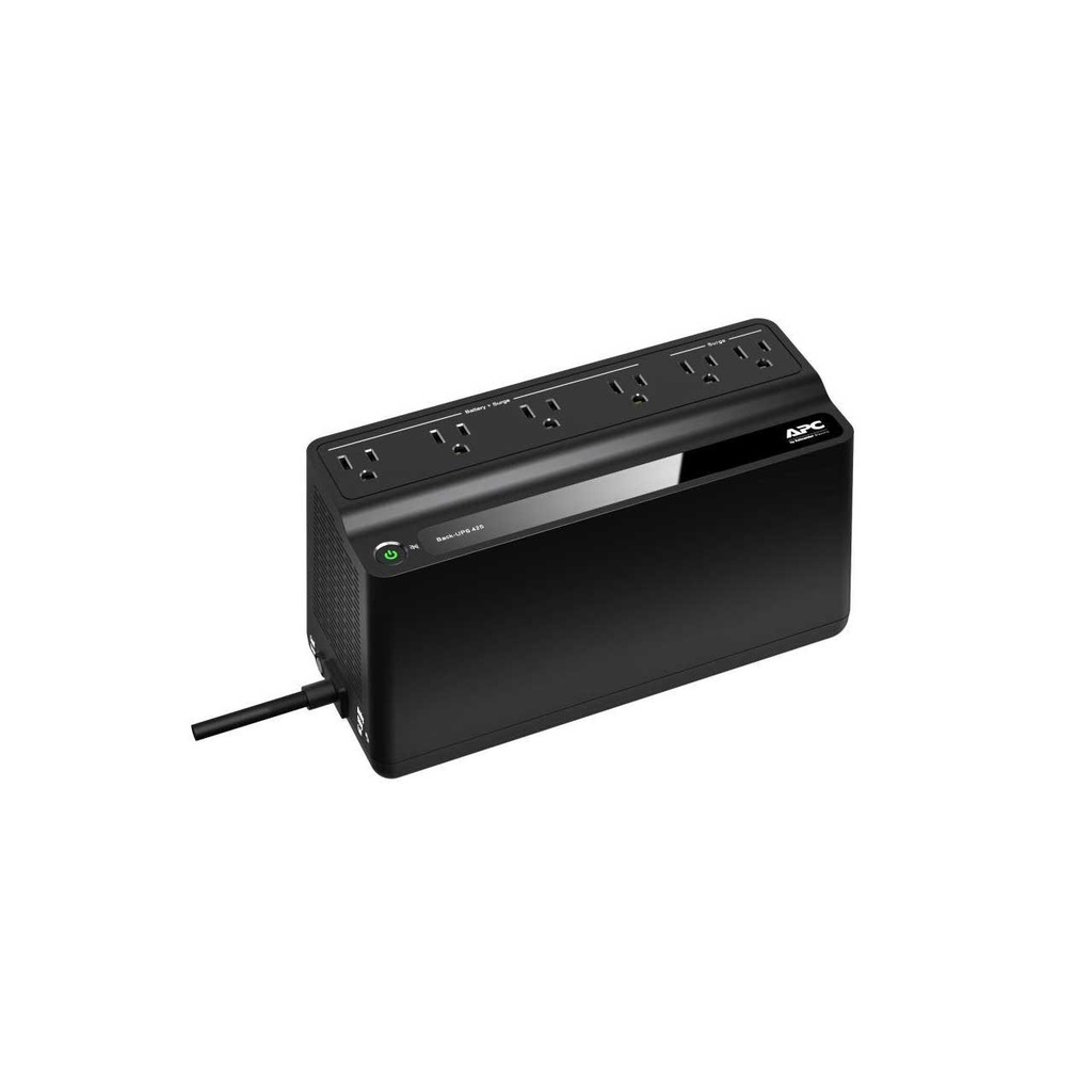 UPS APC BE425M back-UPS es, 0.425KVA (425VA) 255 watts, 6 outlet / entrada 120V / salida