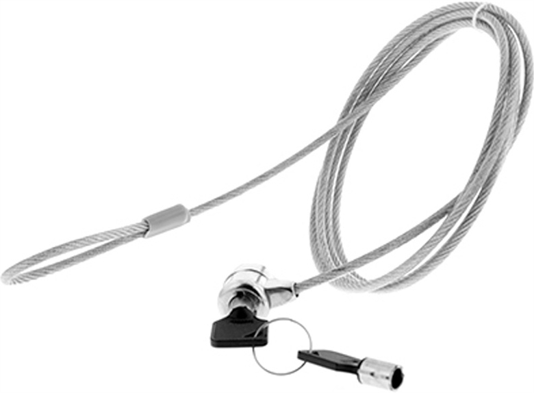 Candado de seguridad Xtech con llave para laptops, silver (xta-111)