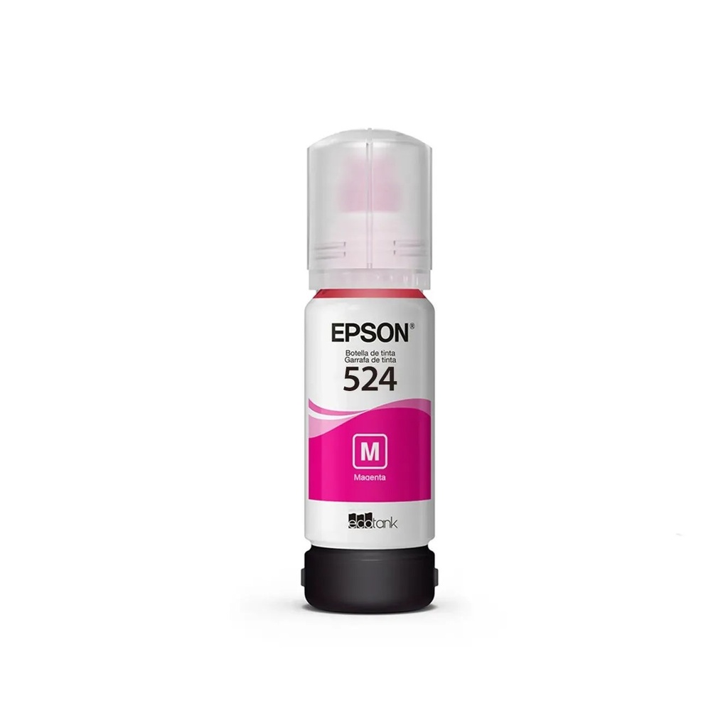 Botella de tinta Epson T524 magenta T524320 para impresoras L5150, L5160, L6490