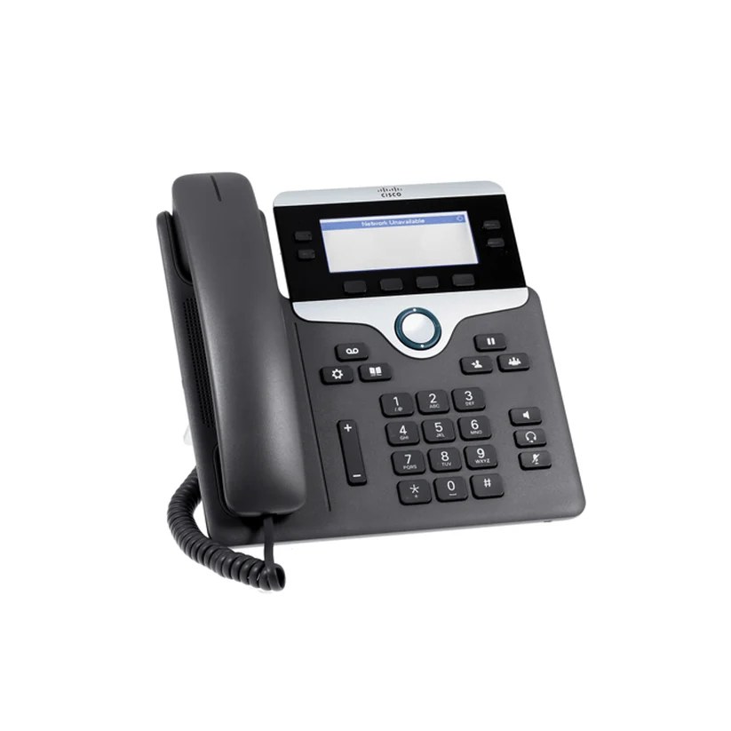 Teléfono cisco IP phone 7841 voip phone- sip, SRTP