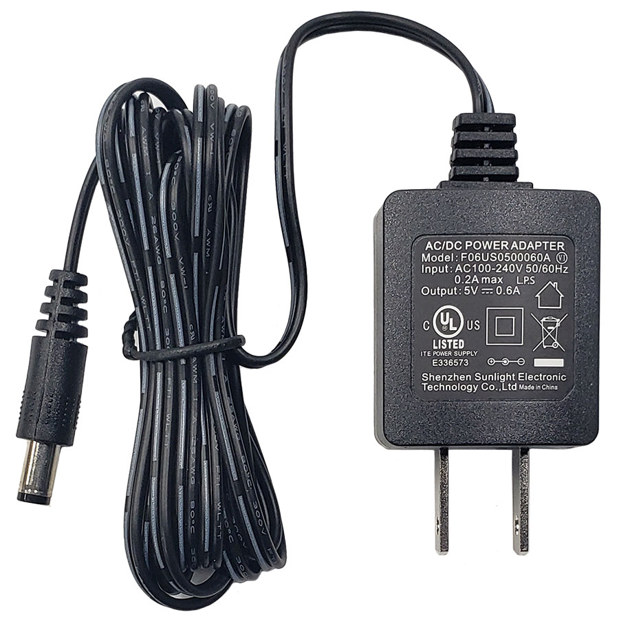 Power supply(fuente) 5V/0.6A para los telefonos grandstream GRP260X/2612/etc (imput AC