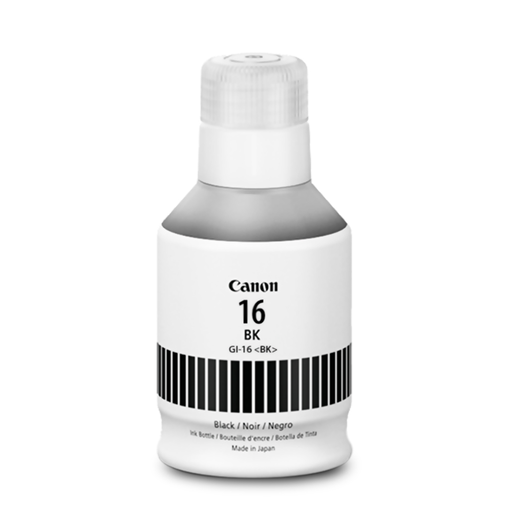Botella de tinta Canon gi-16 negro, 170.0ML., compatible con maxify: GX 3010, GX4010