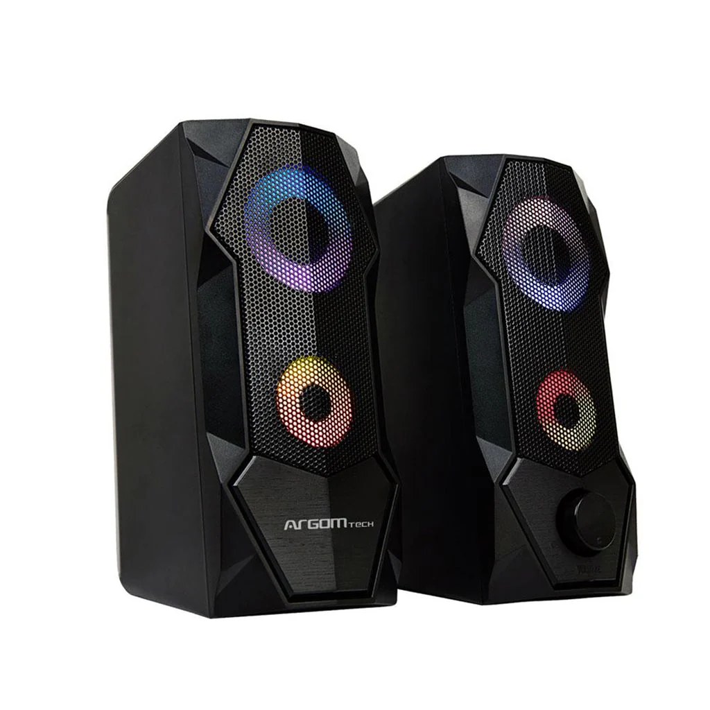 Bocina Argom combat gaming (SP68), usb, hi-fi audio, AUX(3.5MM), 5 watts