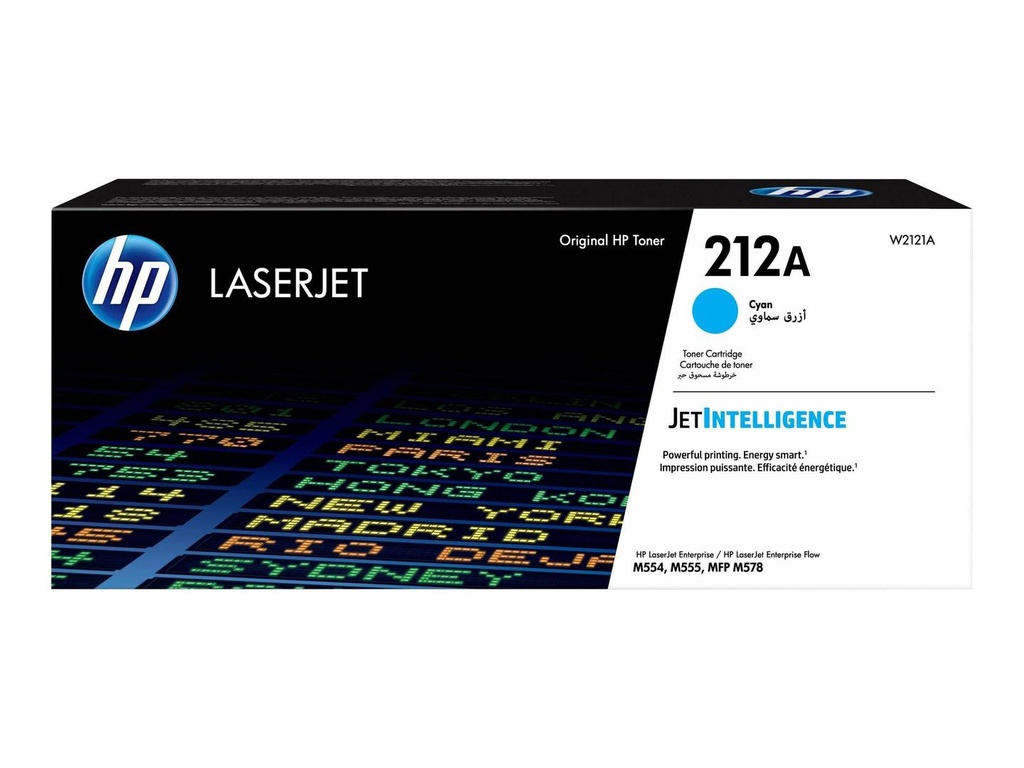 Tóner HP 212A W2121A cyan 4,500 páginas