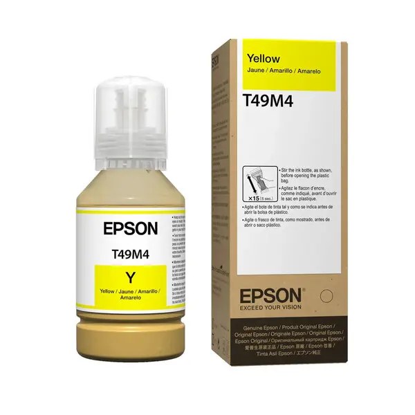 Botella de tinta Epson T49M amarillo 140ML T49M420 para impresoras F170, F571, F570