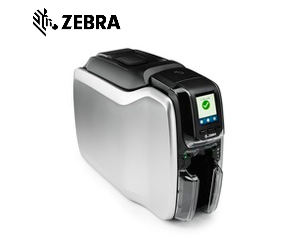 Impresora de tarjetas zebra ZC300, doble cara, resolucion 300DPI, 2GB memoria flash