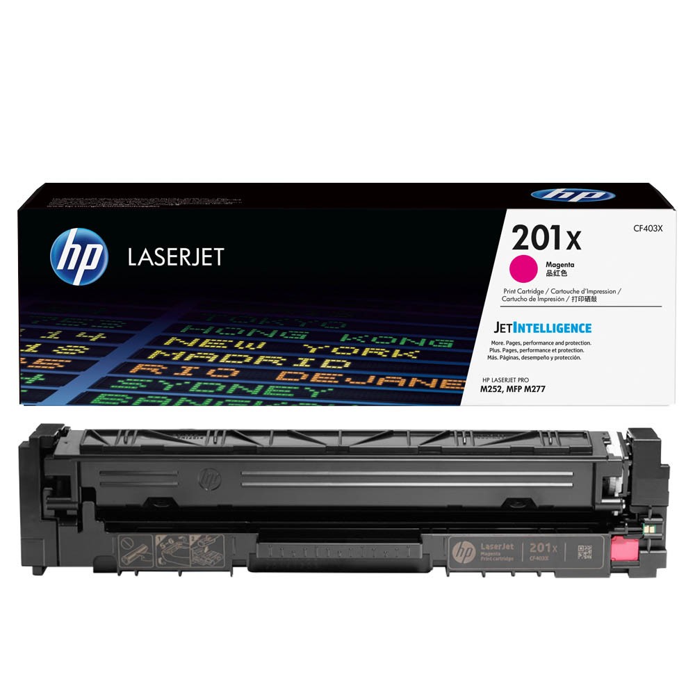 Tóner HP 201X CF403X magenta 2,300 páginas