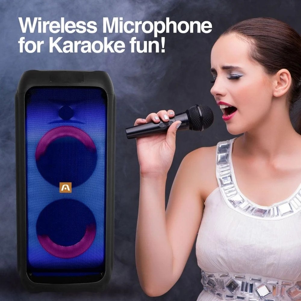 Bocina Argom rave 65 TWS wireless BT party speaker with LED lights, 600W p.m.p.o, wireless