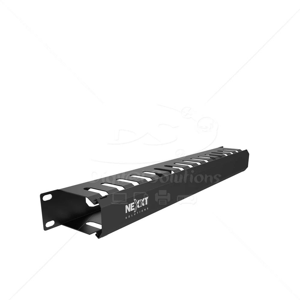 Organizador de cables Nexxt 1U horizontal 19"