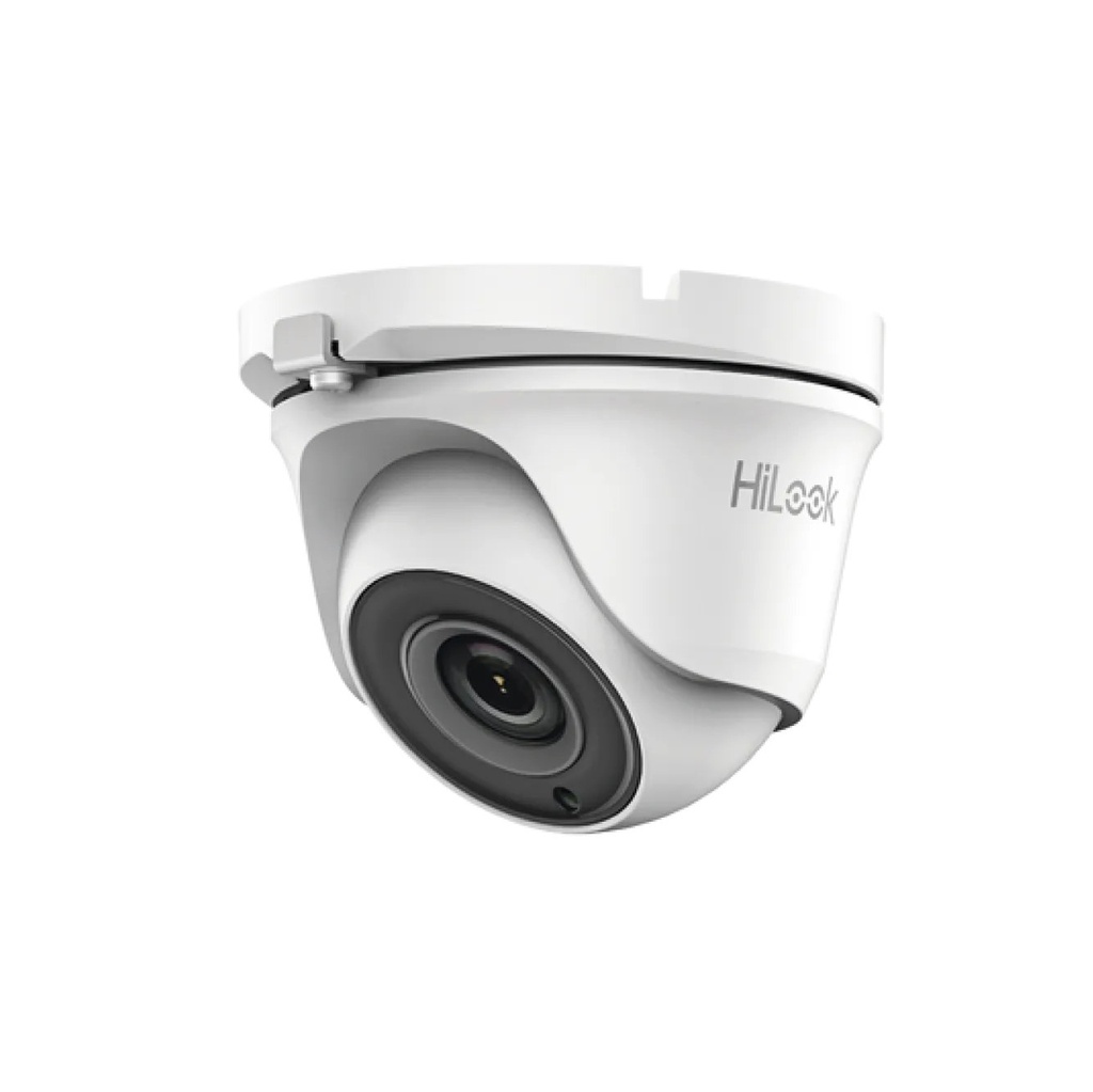 Cámara de vigilancia hilook, domo (turret), analoga, 2MP, 20 MTS, IP66, metal