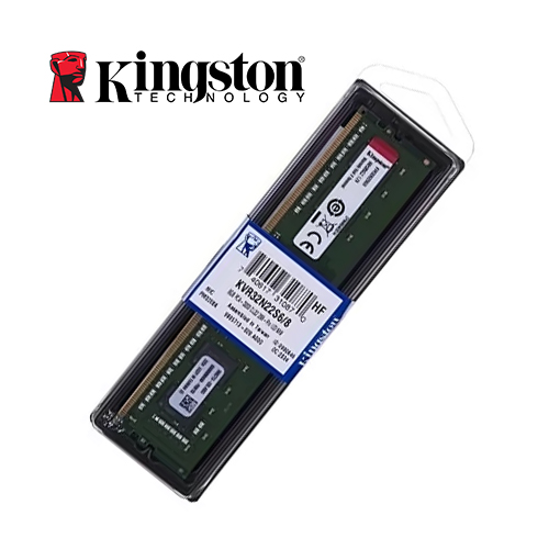 Memoria 8GB (1RX8GB) Kingston, p/desktop, DDR4 3200MT/s non-ecc unbuffered dimm CL22 1RX16