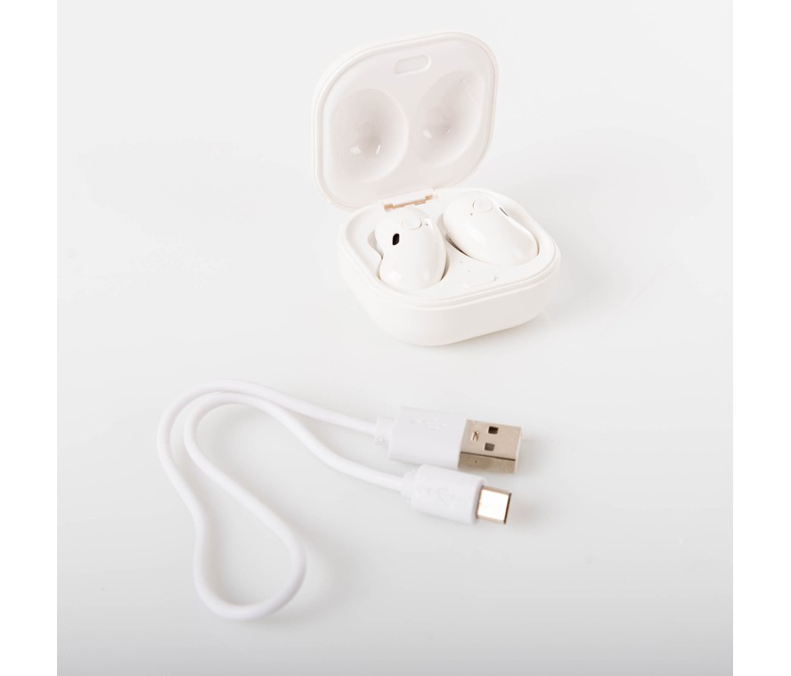 Audífono con microfono coby earpods bluetooth,bt 5.0, 33 ies de rango, 6.5 horas de carga